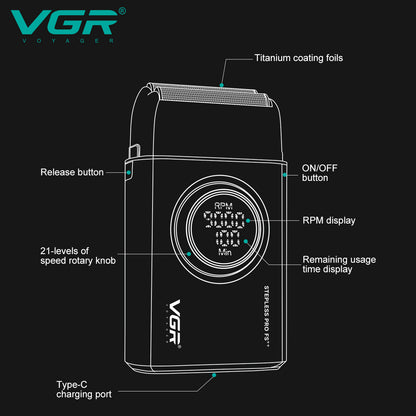 ماكينة تنعيم ذقن VGR 377