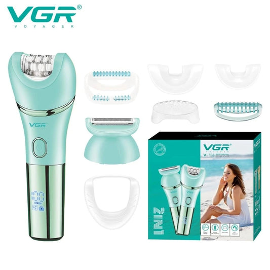 ماكينة ازالة الشعر النسائية VGR 753 2*1