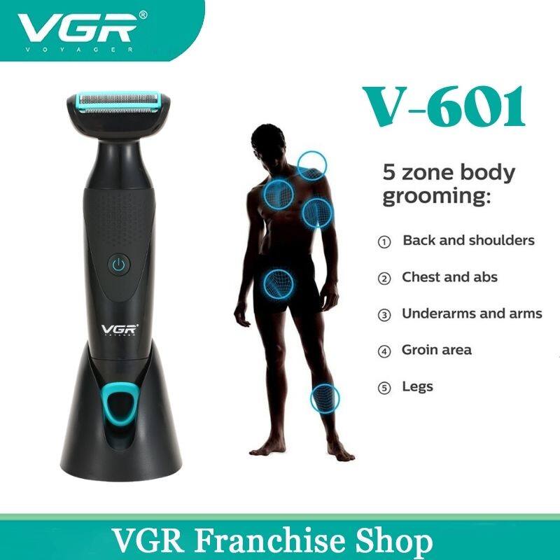 ماكينة تشذيب وإزالة شعر الأنف والأذن الاحترافية VGR V-601 الآمنة