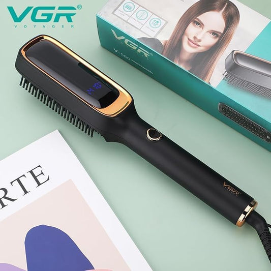 فرشاة فرد وتصفيف الشعر السيراميك الحرارية VGR V-560 الاحترافية