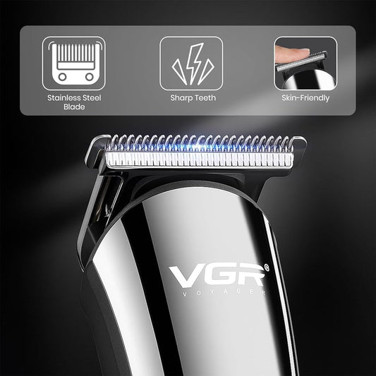 مجموعة العناية والحلاقة الفاخرة للرجال VGR V-107 المتكاملة (11 في 1)