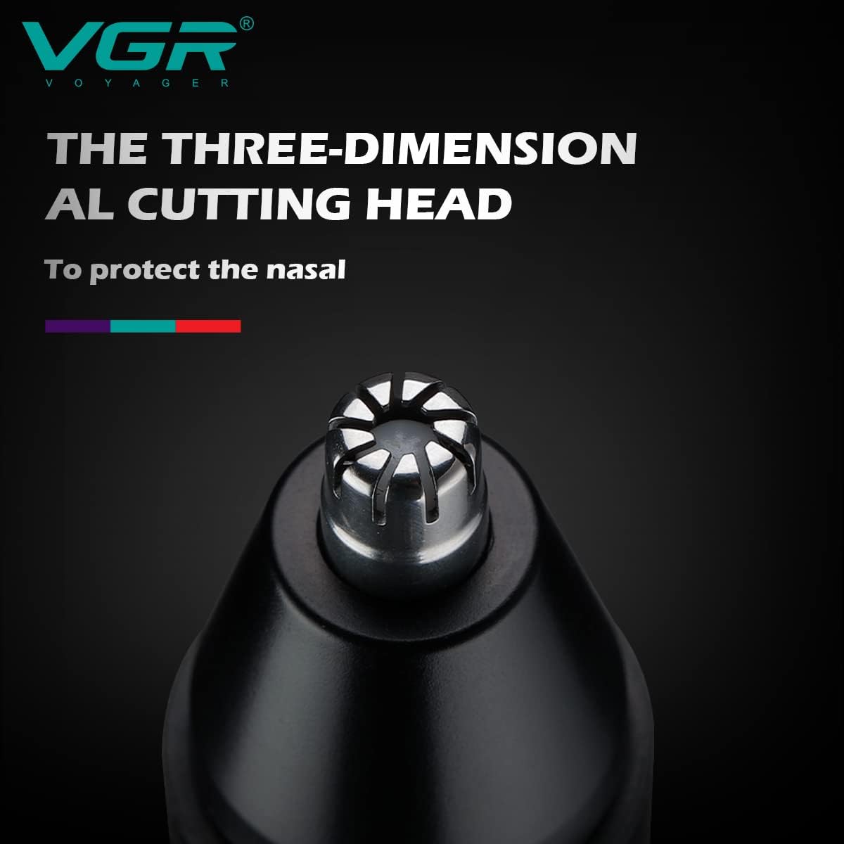 ماكينة تشذيب شعر الأنف والأذن والحواجب VGR V-613 متعددة الاستخدامات