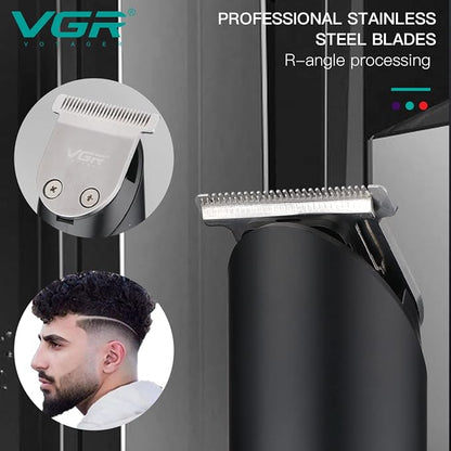 ماكينة حلاقة وتحديد الشعر اللاسلكية VGR V-250 الاحترافية بشفرات ستانلس ستيل