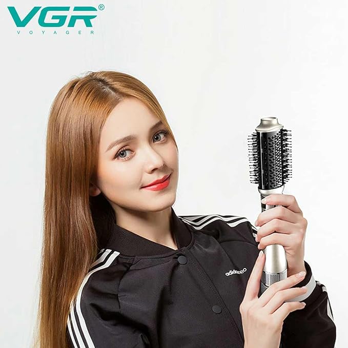 مصفف وطقم فرشاة الهواء الساخن الاحترافي VGR V-493 المتكامل (4 في 1)