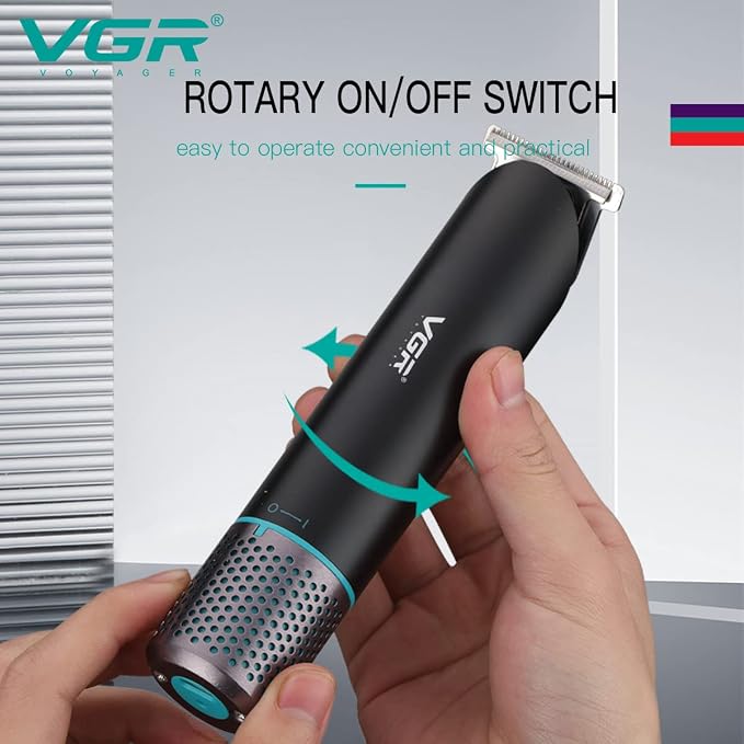 ماكينة حلاقة وتحديد الشعر اللاسلكية VGR V-250 الاحترافية بشفرات ستانلس ستيل
