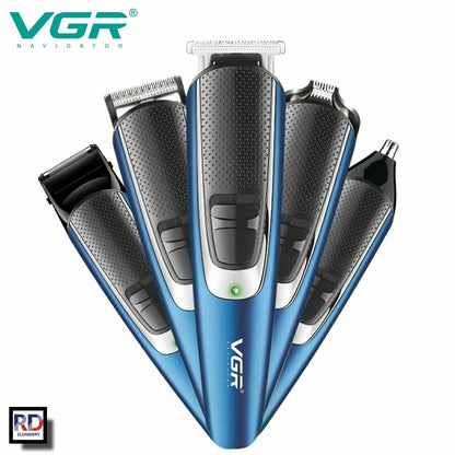 مجموعة العناية والحلاقة الشاملة للرجال VGR V-172 الاحترافية (5 في 1)