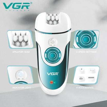 ماكينة الحلاقة النسائي VGR 700 4*1
