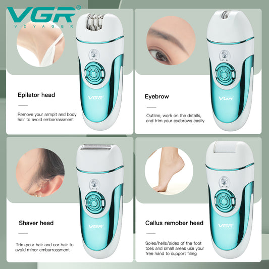 ماكينة الحلاقة النسائي VGR 700 4*1