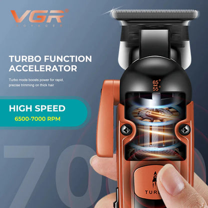 ماكينة حلاقة وتحديد الشعر واللحية الاحترافية VGR V-274 بشاشة ديجيتال
